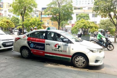 quảng cáo taxi vinasun