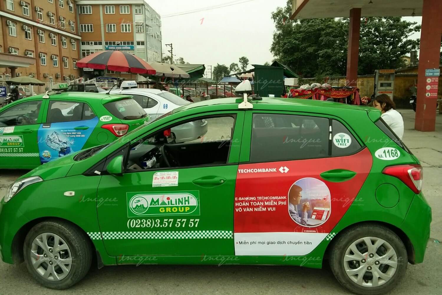 quảng cáo taxi mai linh