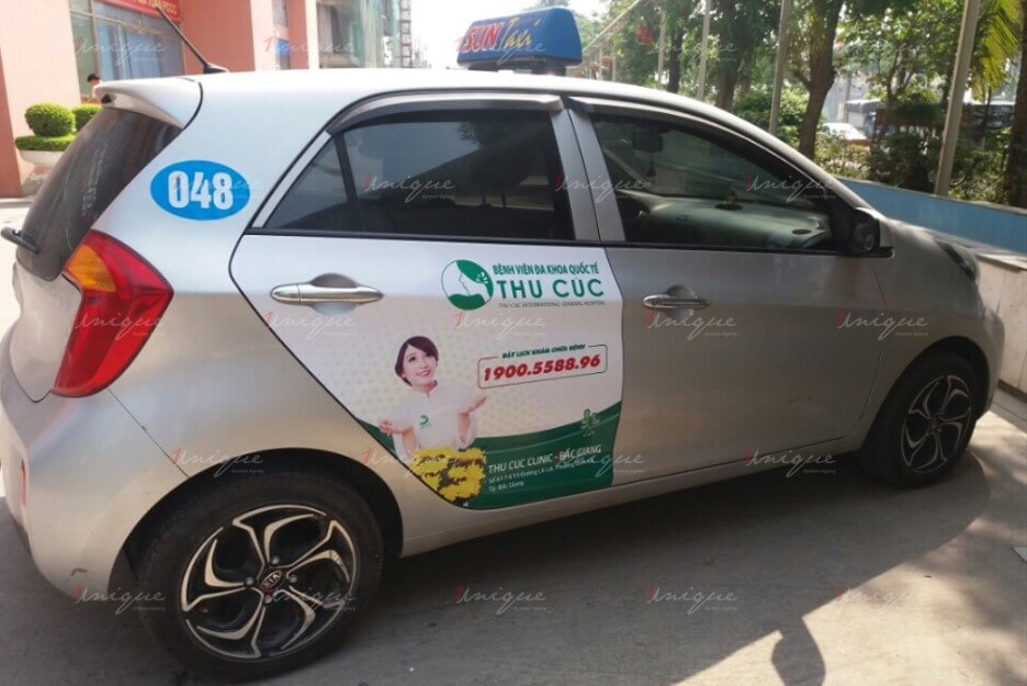 quảng cáo taxi ở bắc ninh