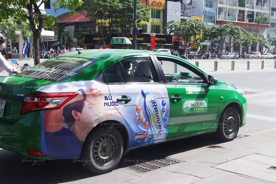 quảng cáo taxi ở tiền giang