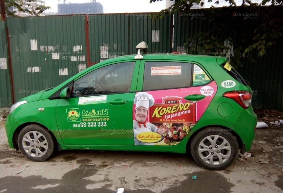 quảng cáo taxi ở yên bái