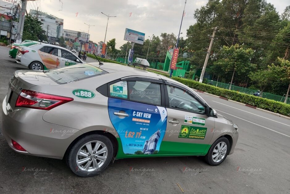 quảng cáo taxi tại lào cai