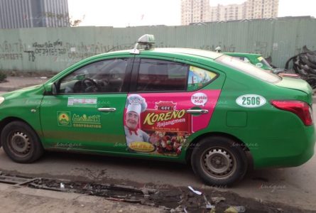 quảng cáo taxi tại lào cai