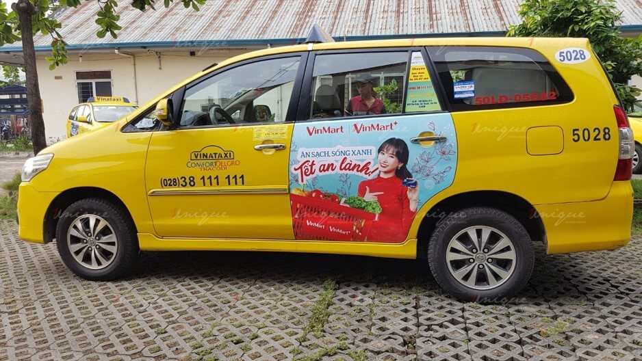 quảng cáo vina taxi