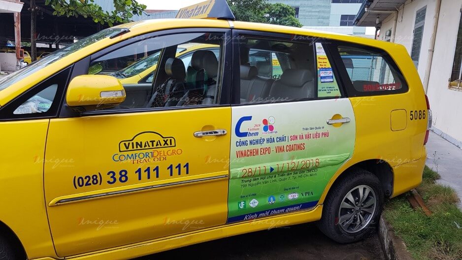 quảng cáo vina taxi